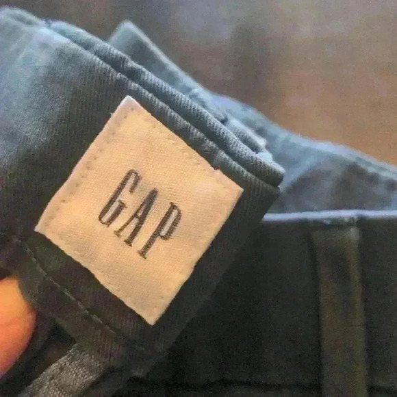 GAP Dusty BLUE Vintage Wash Slim Khakis - Picture 5 of 6